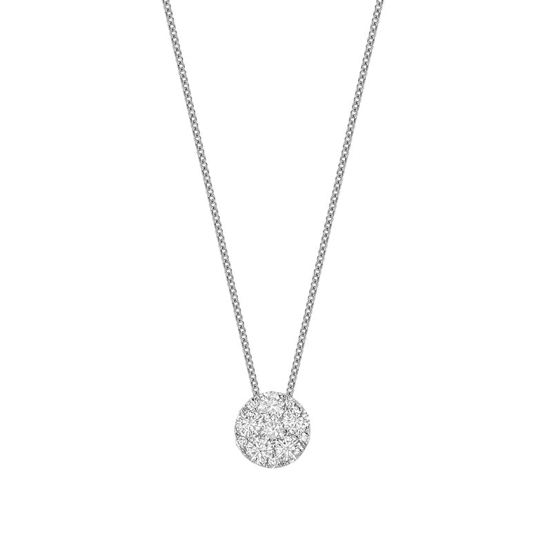 Diamond Cluster Necklace
