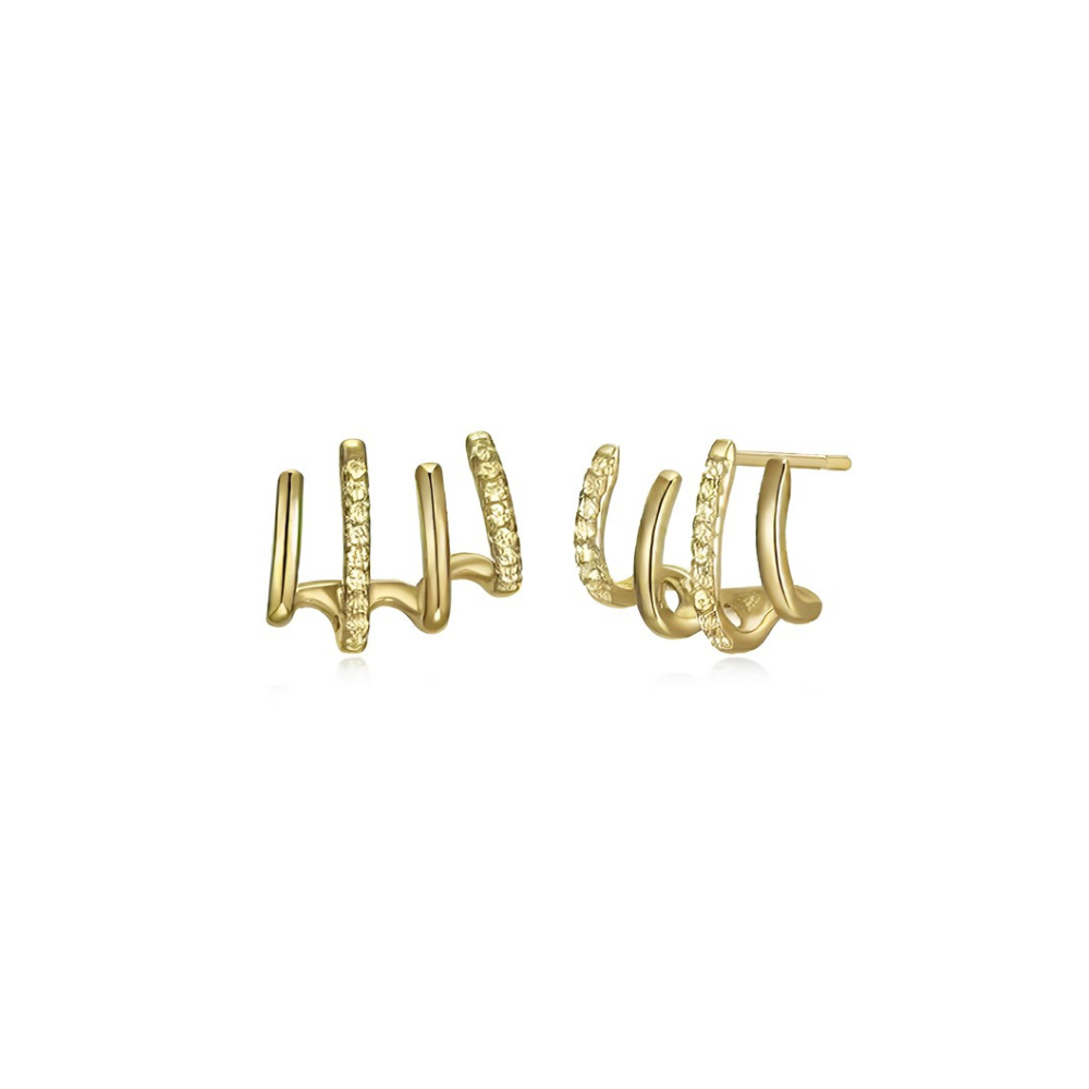 Four-In-One Illusion Earrings