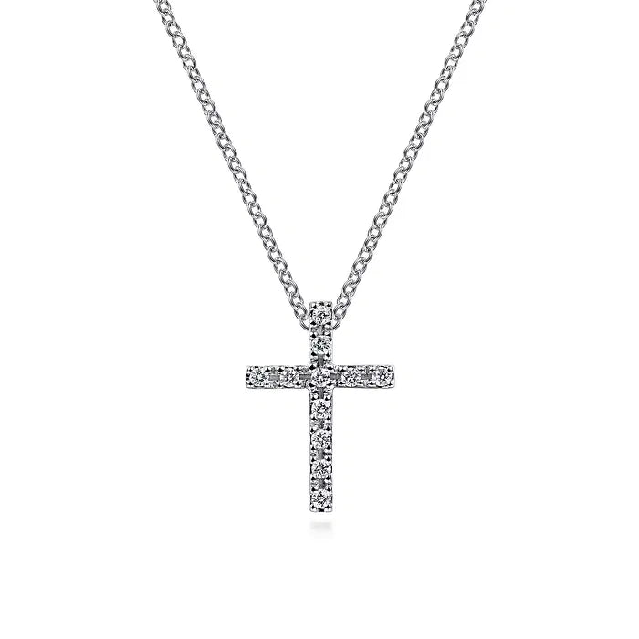 Diamond Cross Pendant Necklace