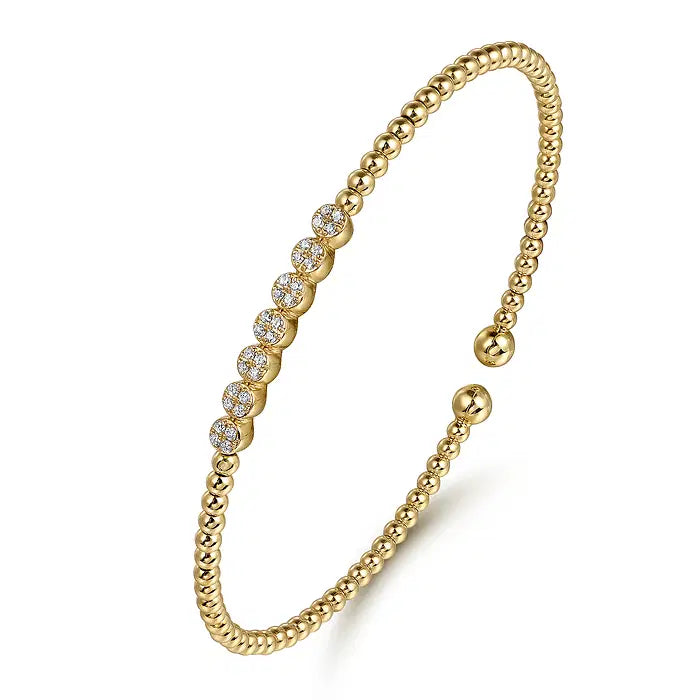 Bujukan Bead & Cluster Diamond Bangle