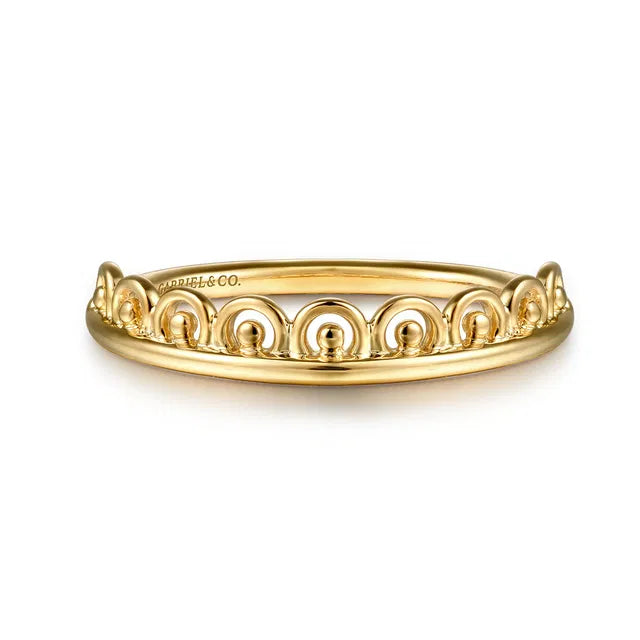 Bujukan Crown Stackable Ring
