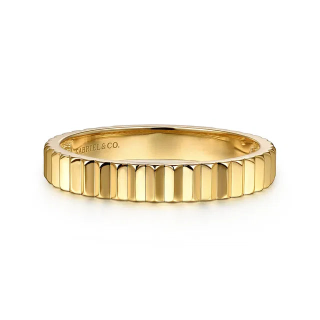 Fluted Stackable Ring