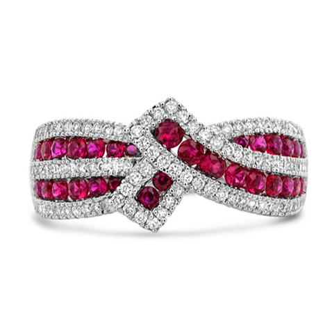 Diamond and Ruby Fashion Ring
