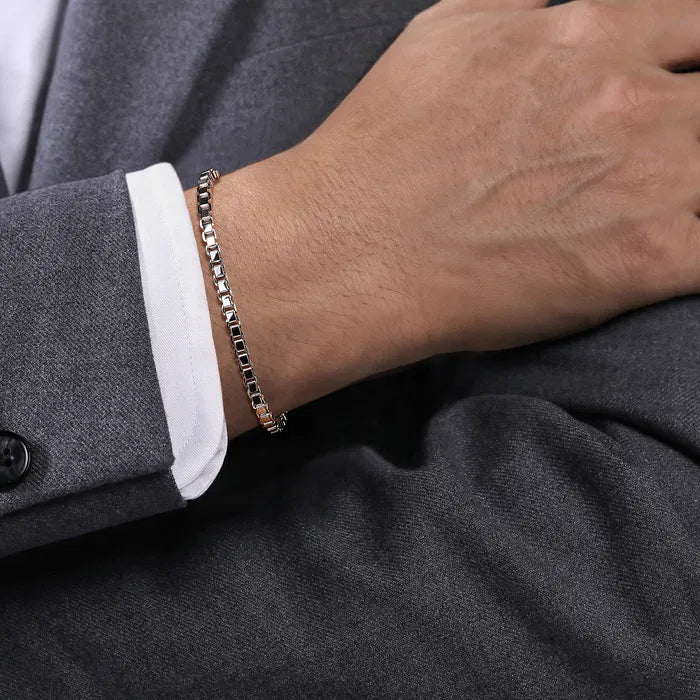 Solid Box Chain Bracelet