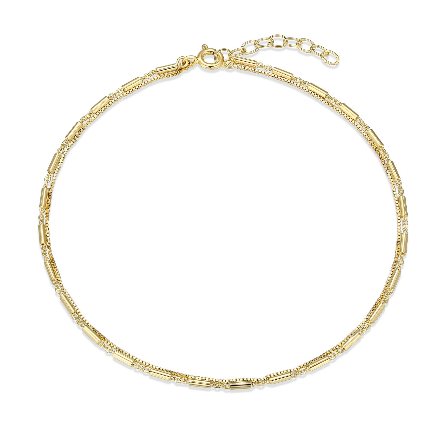 Tube Link & Cable Anklet