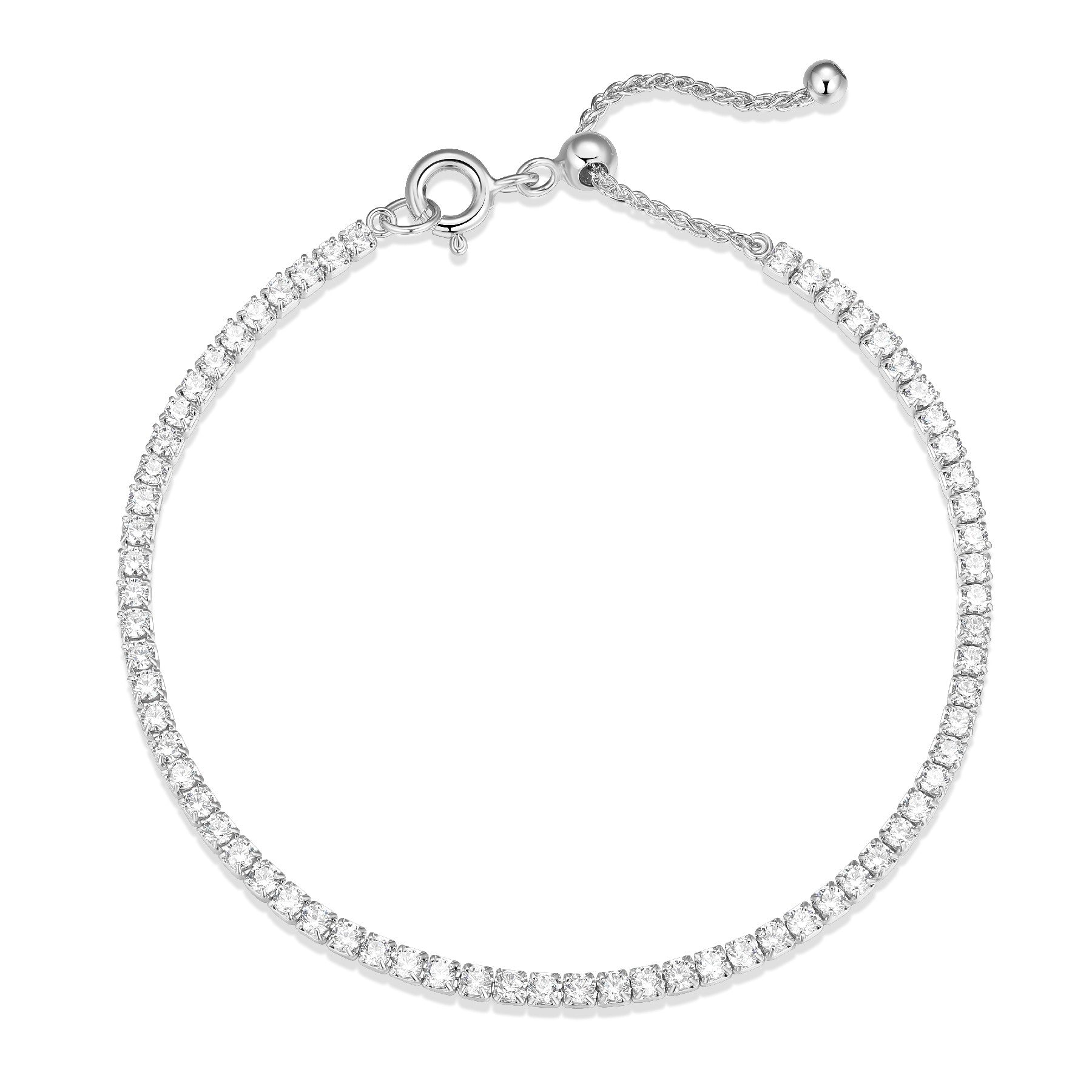 Cubic Zirconia Tennis Bracelet