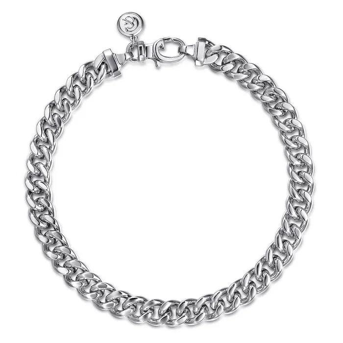 Solid Cuban Link Chain Bracelet