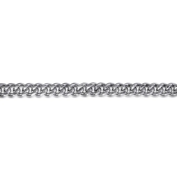 Solid Cuban Link Chain Bracelet
