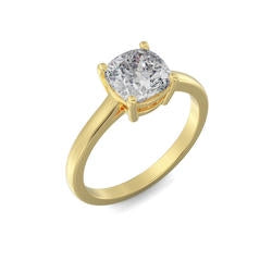 Cushion Cut Birthstone Ring