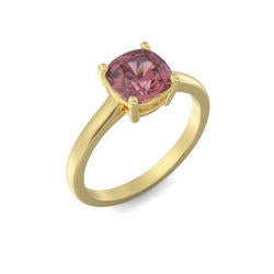 Cushion Cut Birthstone Ring