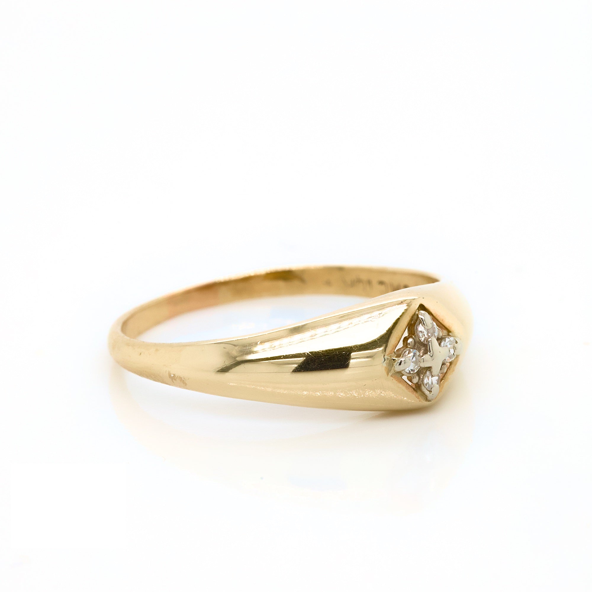 Diamond Dome Fashion Ring
