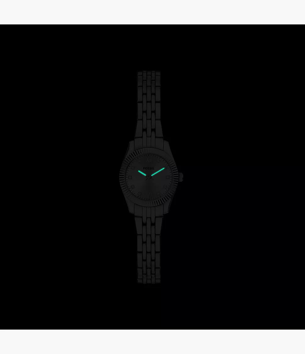 Scarlette Mini Three-Hand Stainless Steel Watch