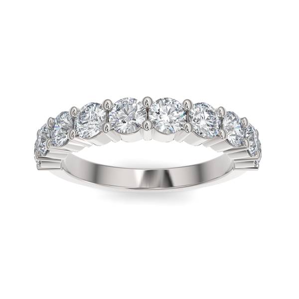 14K Gold Diamond Wedding Band