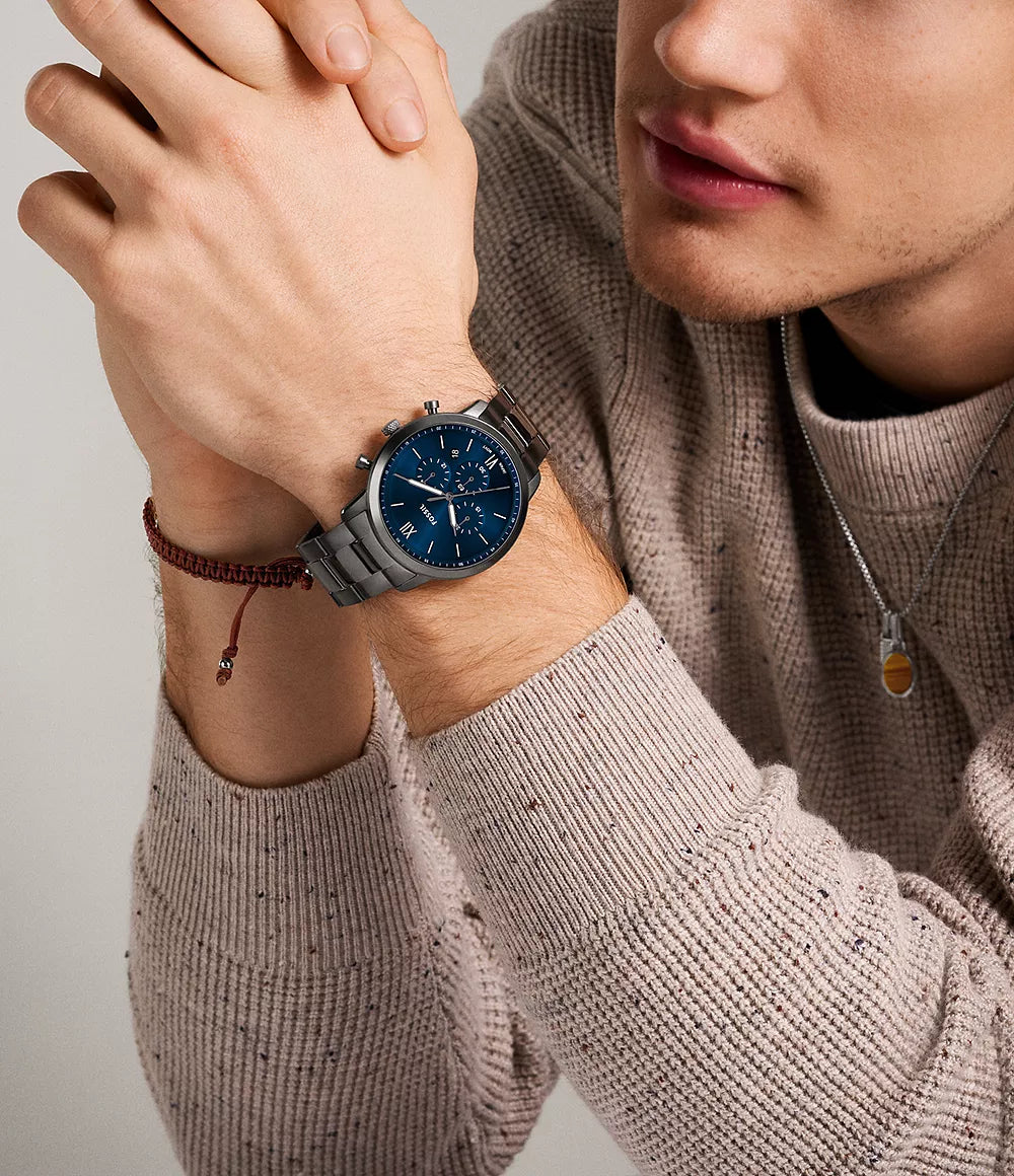 Neutra Chronograph Smoke Stainless Steel Watch