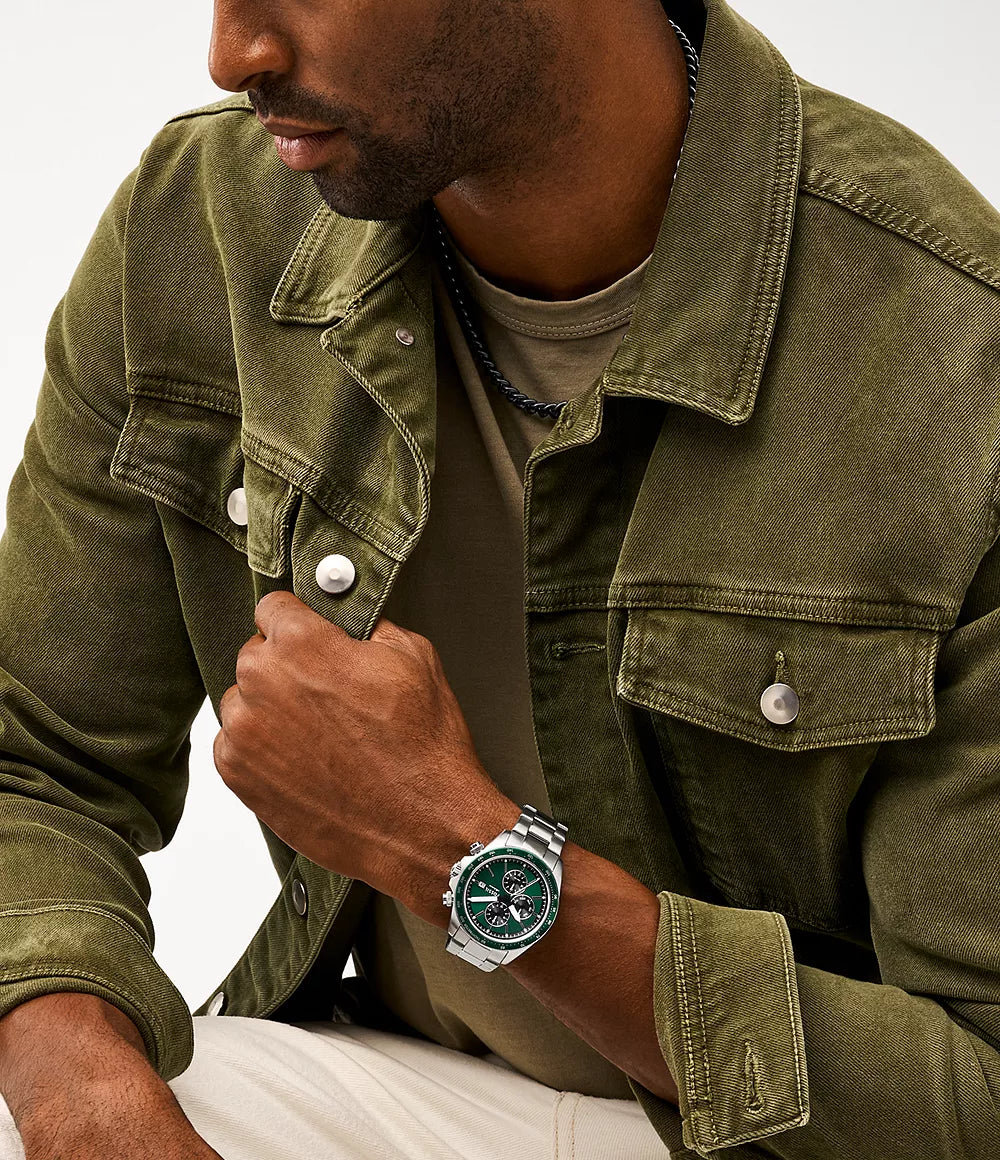 Autocross Multifunction Stainless Steel Watch