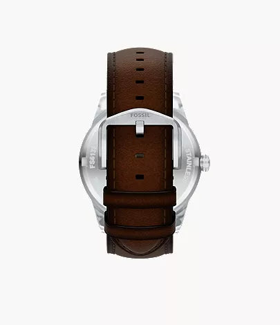 Pearson Multifunction Brown Leather Watch