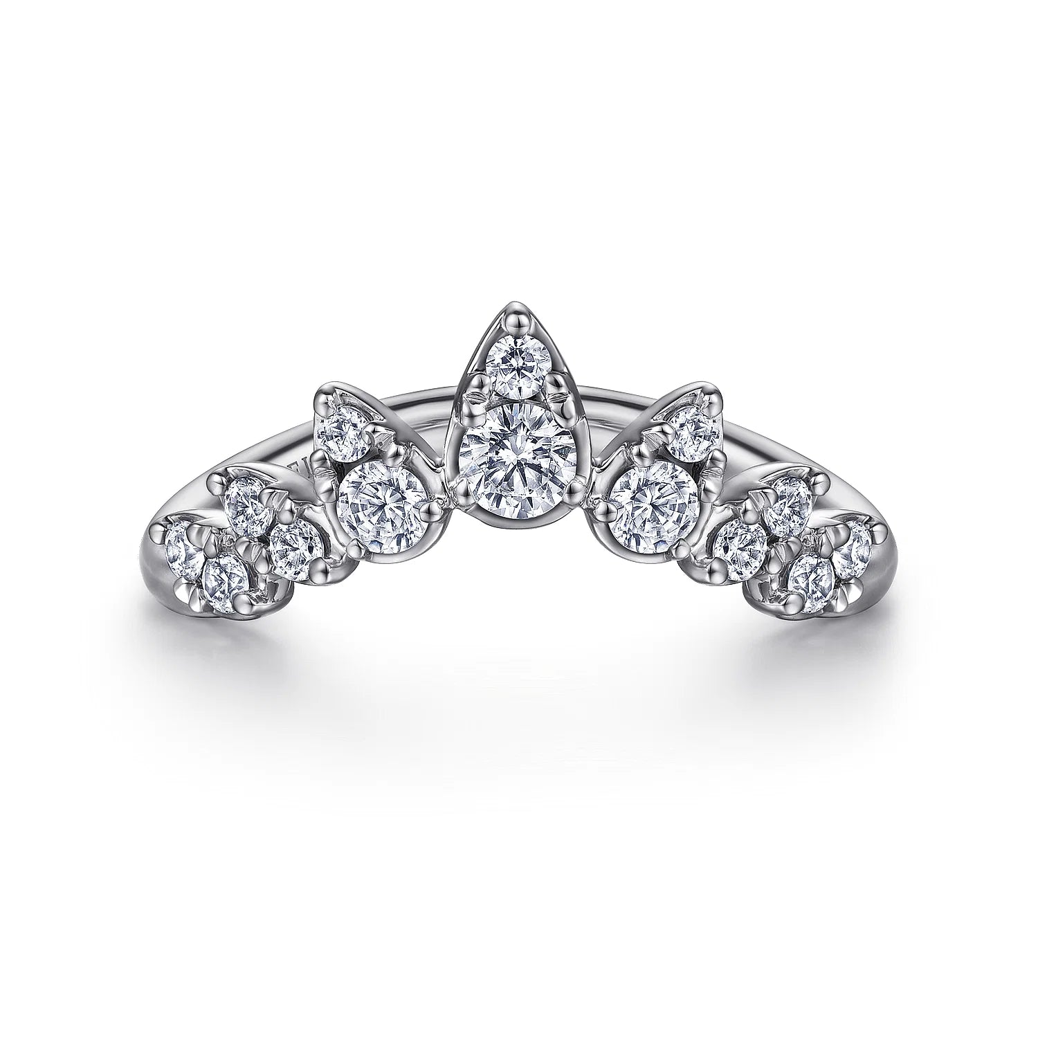 Diamond Chevron Ring