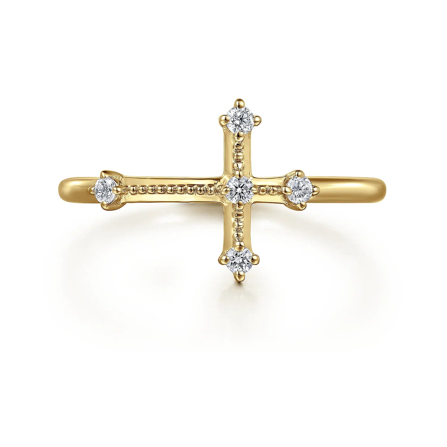 Diamond Cross Ring