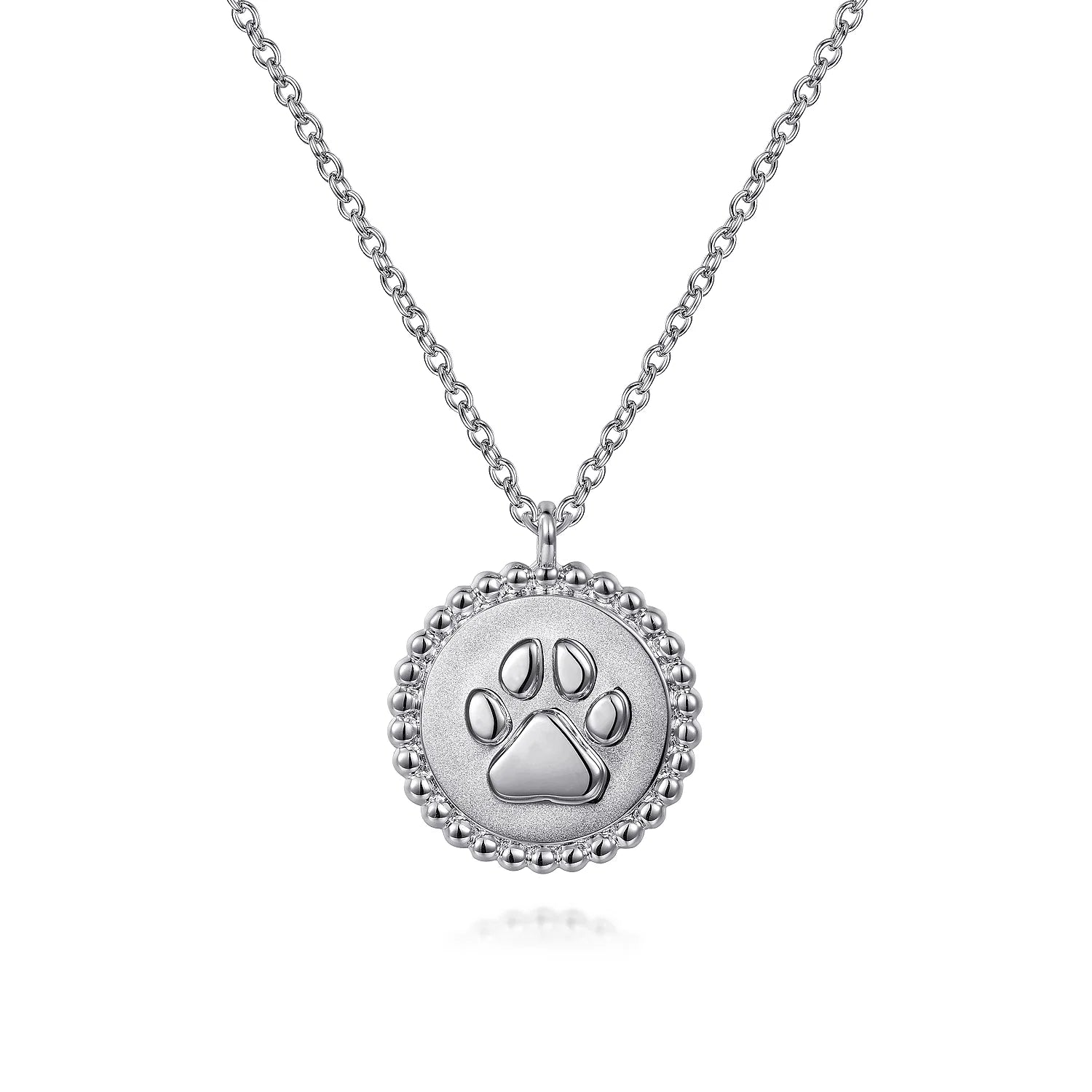 Bujukan Paw Print Pendant Necklace