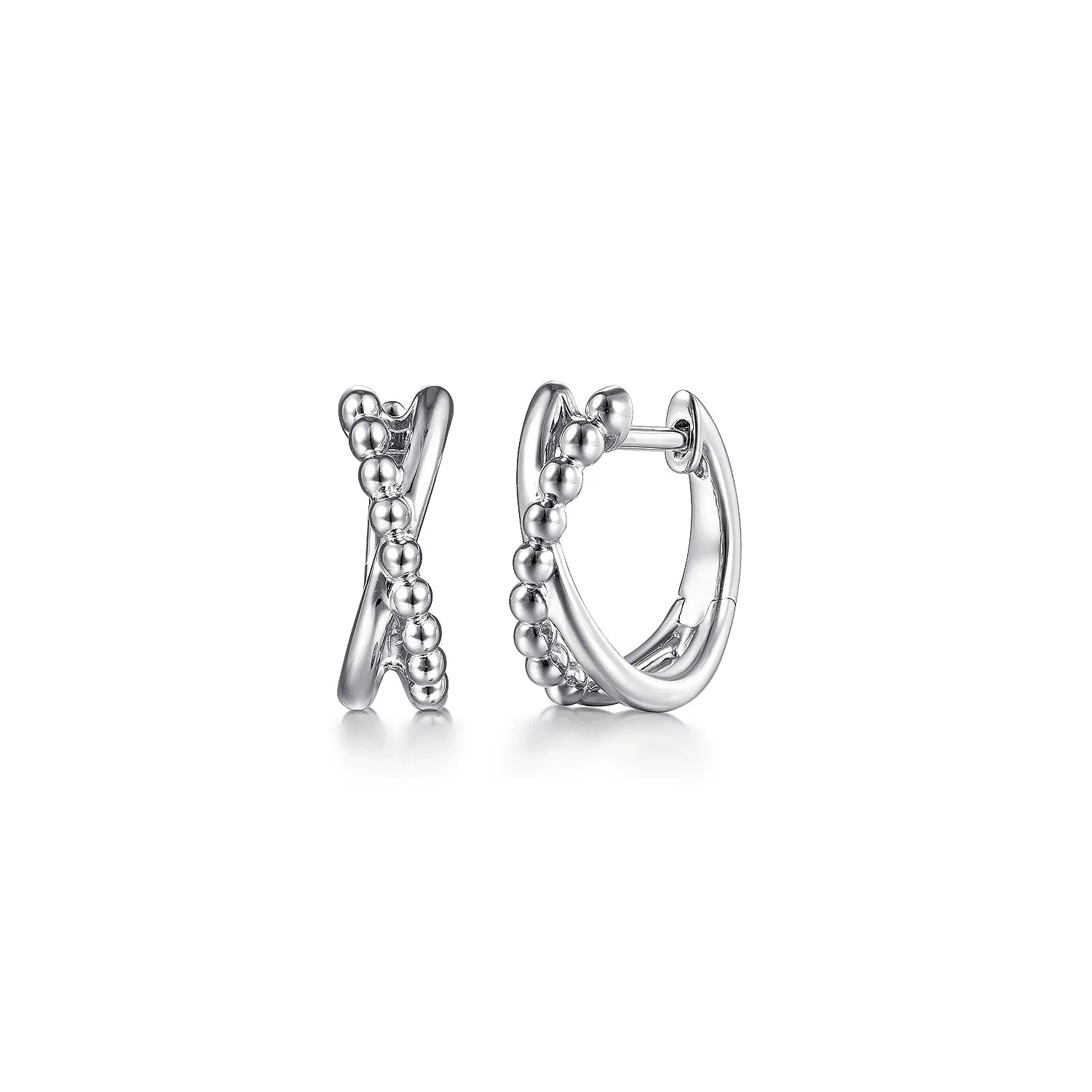 Bujukan Twisted Huggie Earrings