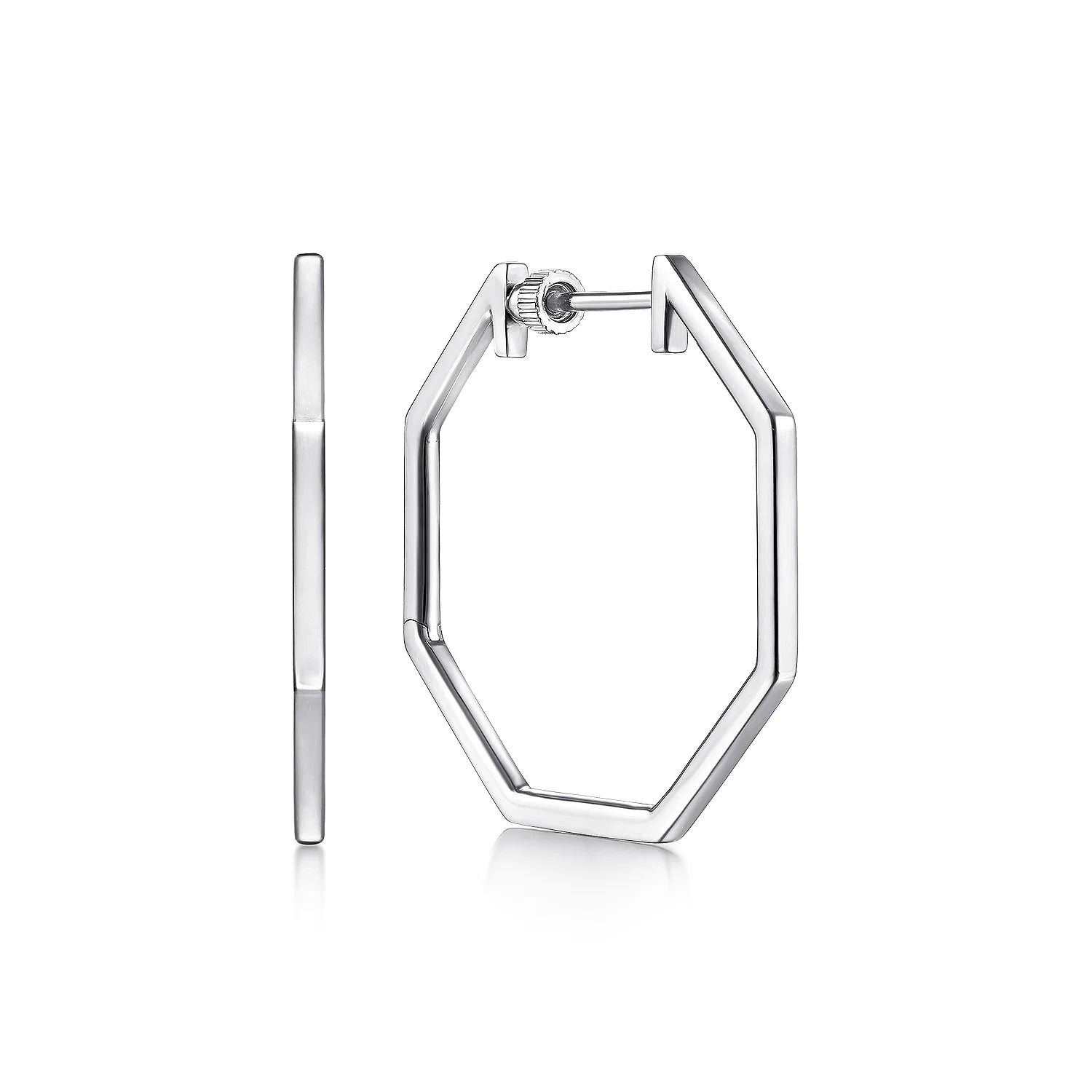 Geometric Classic Hoop Earrings