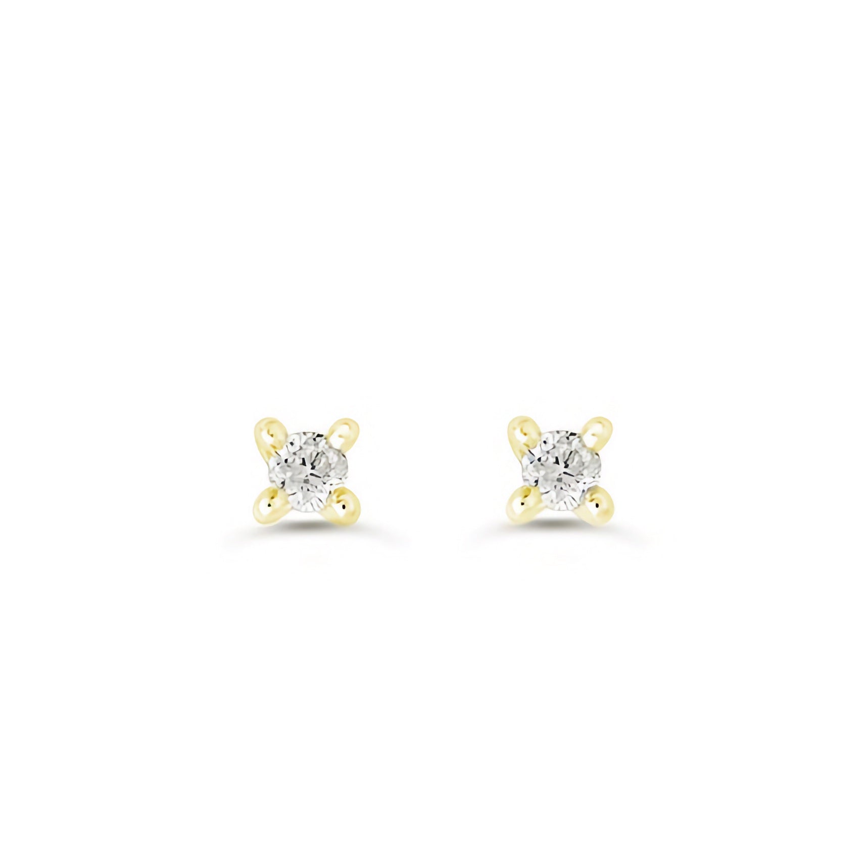 Baby Diamond Stud Earrings
