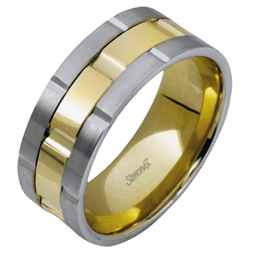 Simon G Chain Link Wedding Band