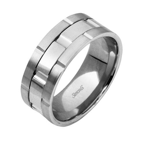 Simon G Chain Link Wedding Band