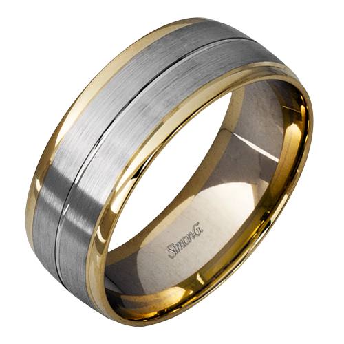 Simon G Two-Toned Wedding Band