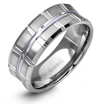 Simon G Cable Wedding Band