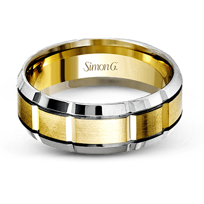 Simon G Two-Toned Wedding Band