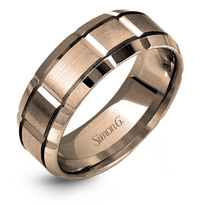 Simon G Two-Toned Wedding Band