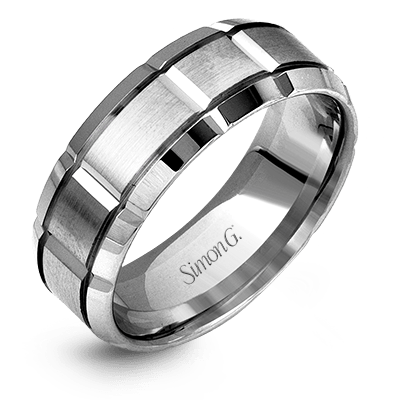 Simon G Two-Toned Wedding Band