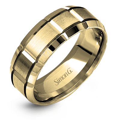 Simon G Two-Toned Wedding Band