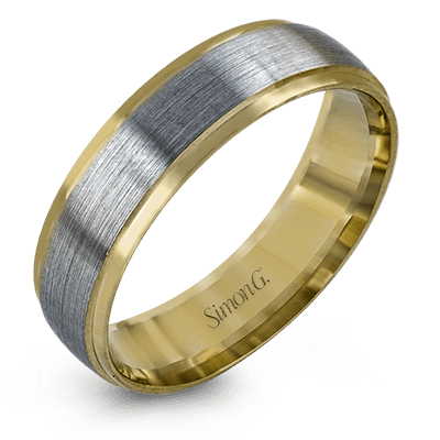 Simon G Two-Toned Wedding Band