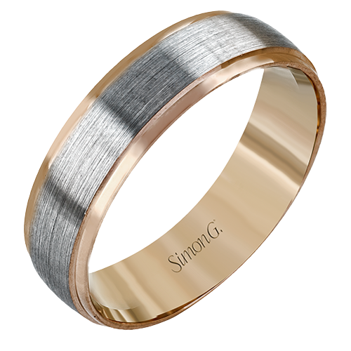 Simon G Two-Toned Wedding Band
