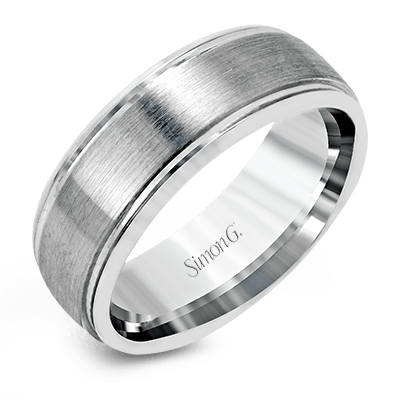 Simon G Brushed Wedding Band