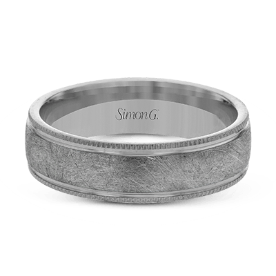 Simon G Matte Textured Wedding Band