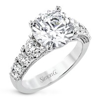 Simon G Multi Stone Engagement Ring