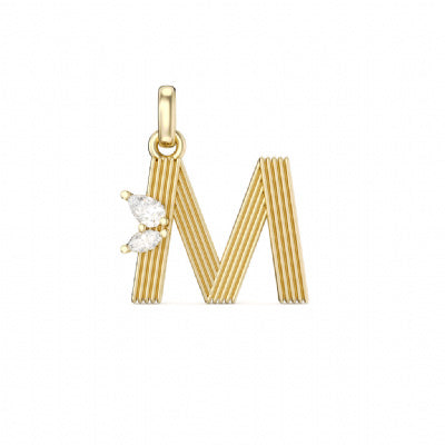 Diamond Initial Necklace