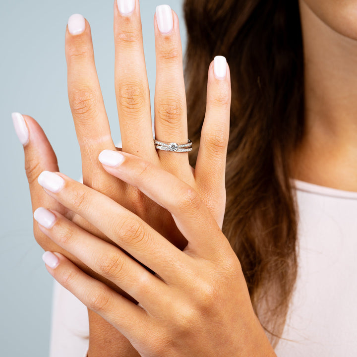 14k Gold Diamond Engagement Ring