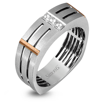 Simon G Diamond Wedding Band