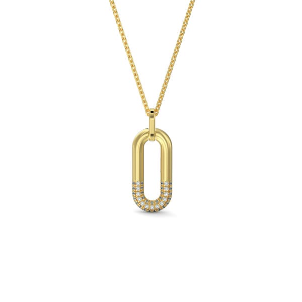 Lab Grown Diamond Link Pendant