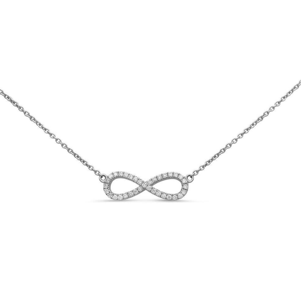 Diamond Infinity Necklace