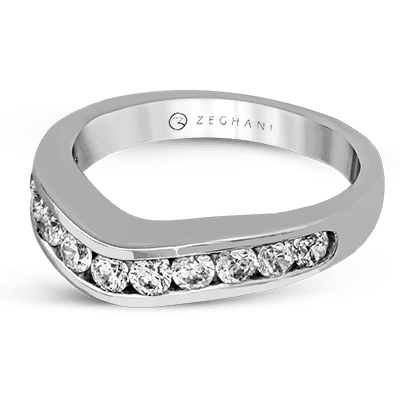 14k Gold Diamond Wedding Band