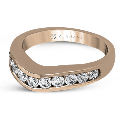14k Gold Diamond Wedding Band