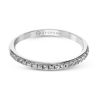 14k Gold Diamond Wedding Band