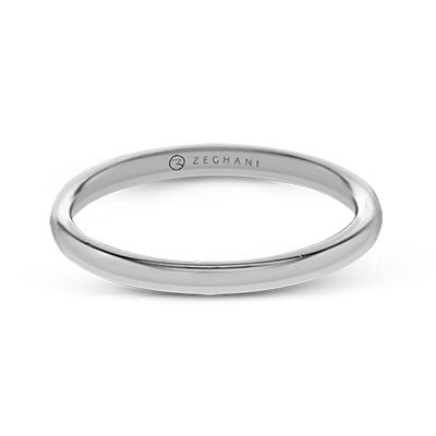 Zeghani 14k Classic Wedding Band