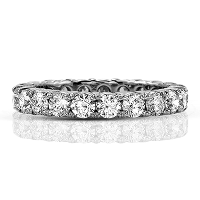 14k Diamond Eternity Wedding Band