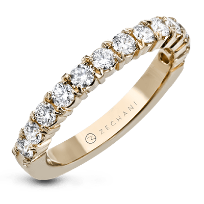 14k Diamond Wedding Band